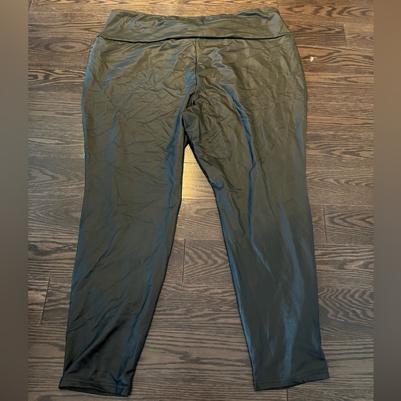 Faux leather pants tights  (high waist band) - Picture 4 of 7